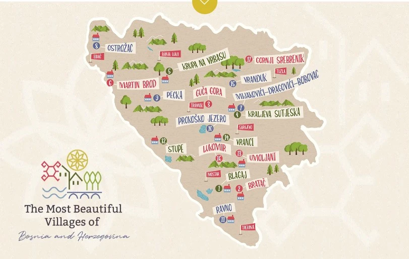 Najljepša sela u Bosni i Hercegovini